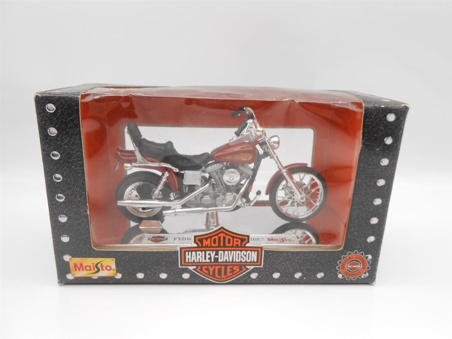 Maisto Harley Davidson FXDWG Dyna Wide Glide Modell OVP1:18 Retro 1997