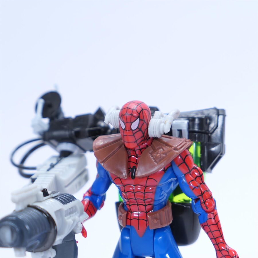 Marvel Actionfigur Figur SPIDER-MAN + Waffe TOP Zustand Retro 1996