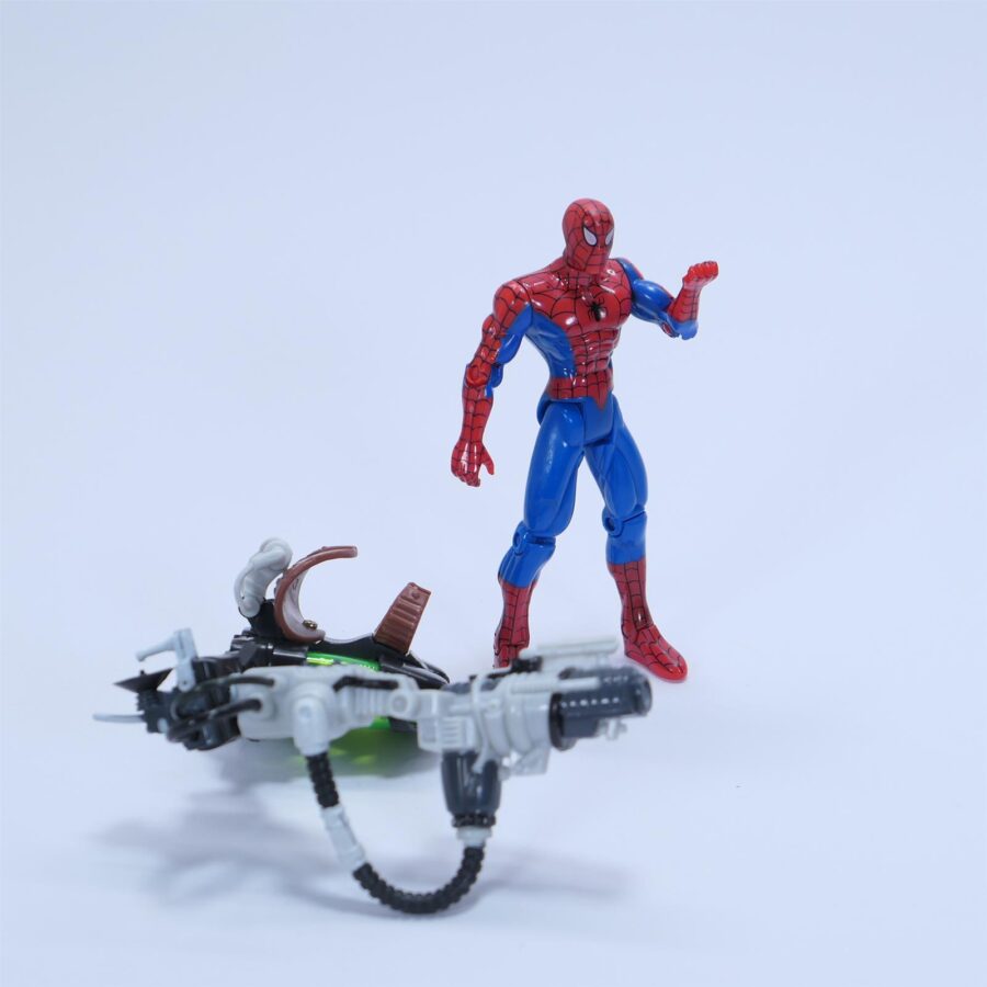 Marvel Actionfigur Figur SPIDER-MAN + Waffe TOP Zustand Retro 1996