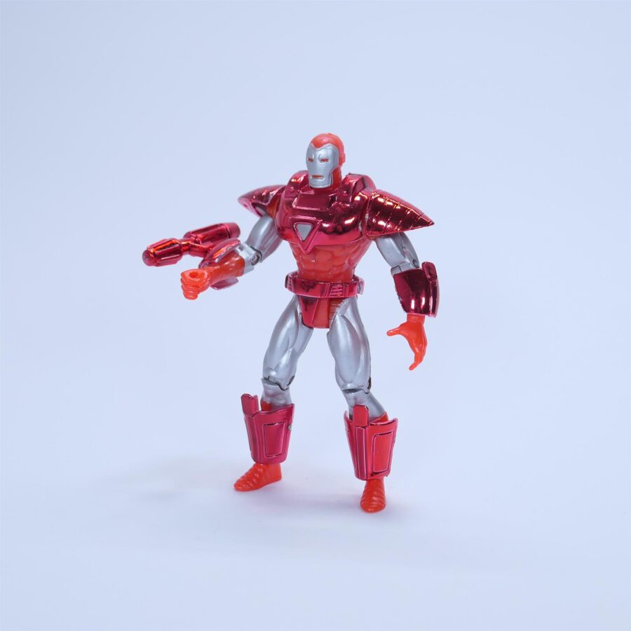 Marvel IRON MAN Hologram Armor Actionfigur Figur Retro 1995 + Zubehör