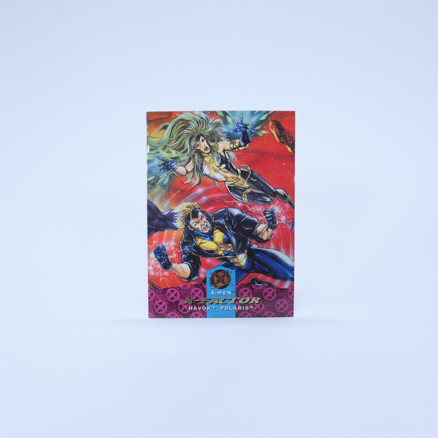 Marvel X-Men Havok Polaris 1994 Traiding Cards / Sammelkarte