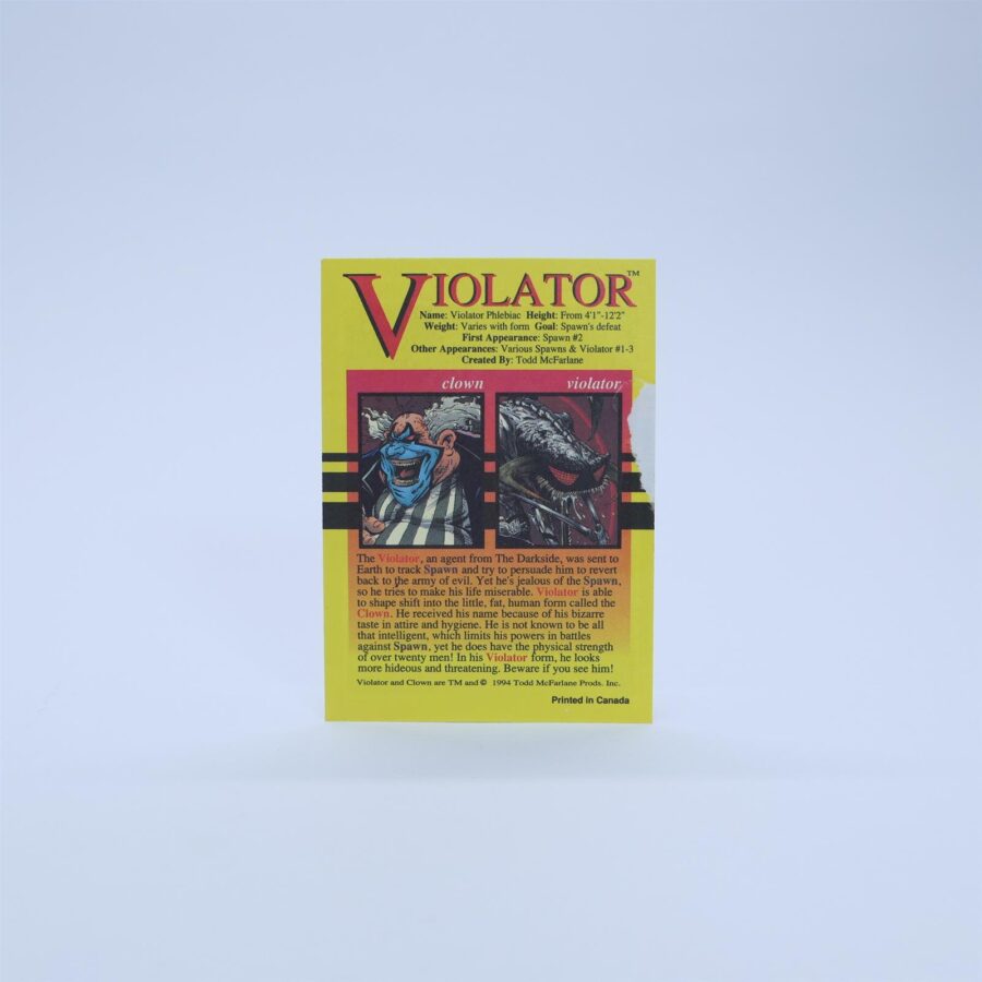 Marvel X-Men the VIOLATOR 1994 Traiding Cards / Sammelkarte