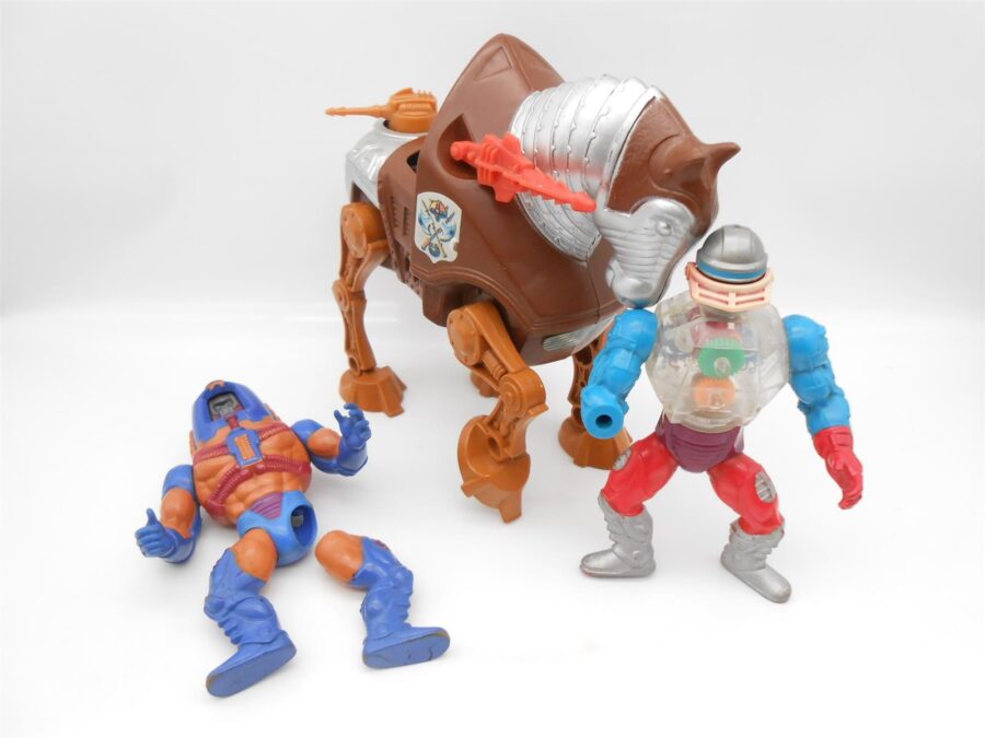 Masters of the Universe Stridor+ Roboto+ Man-E-Faces Defekt/Unvollständig