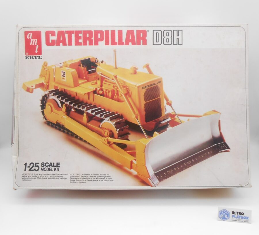 MATCHBOX AMT Ertl Caterpillar D8H Model Kit 80er 1:25 mit OVP & Zubehör