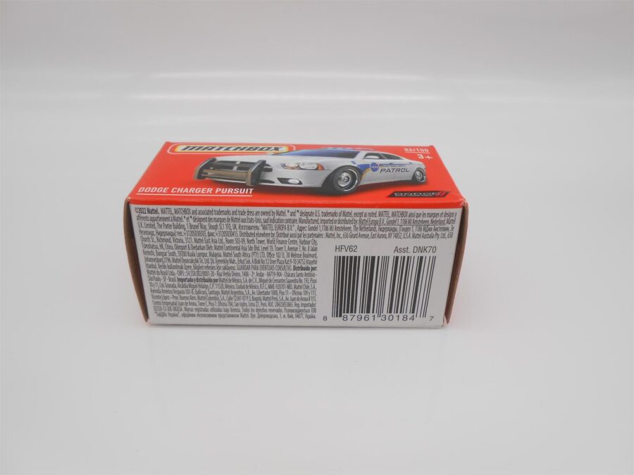 MATCHBOX Auto 70 Jahre Special Edition 2022 | DODGE CHARGER PURSUIT NEU