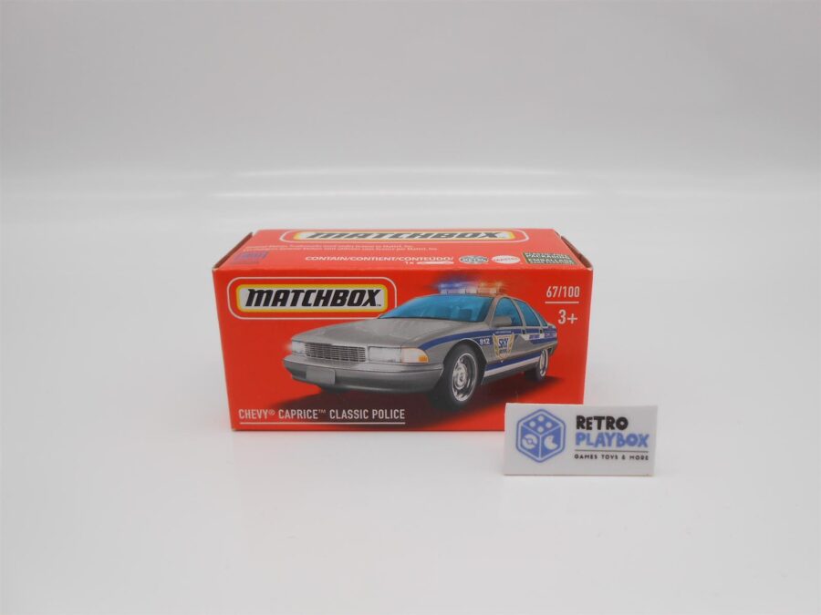 MATCHBOX Auto 70 Jahre Special Edition CHEVY CAPRICE CLASSIC POLICE NEU