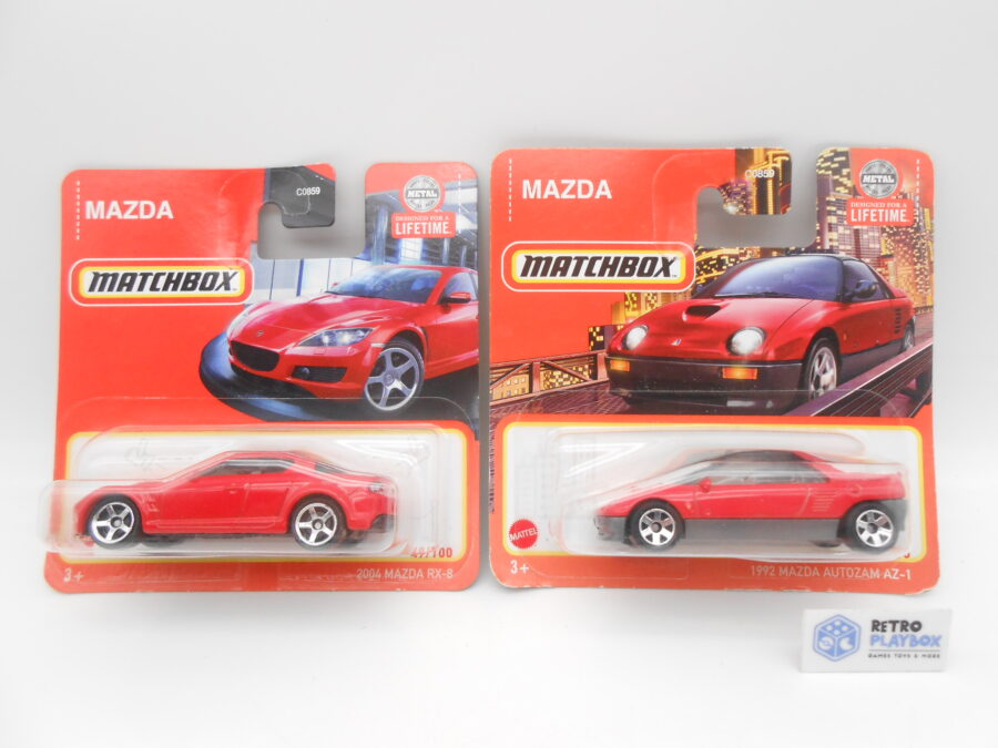 Matchbox Bundle 2 Stück MAZDA RX-8 & 1992 Autozam AZ-1 Mattel