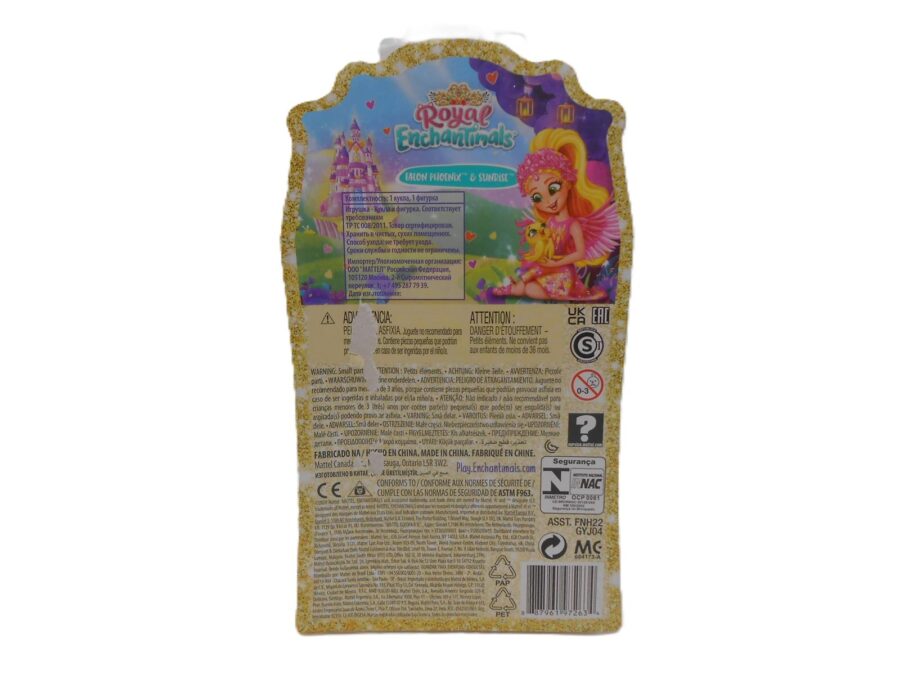 Mattel Royal Enchantimals Falon Phoenix & Sunrise Puppe Doll NEU&OVP