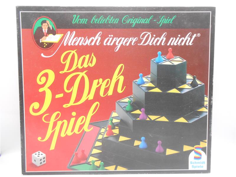 Mensch ärgere Dich nicht Das 3-Dreh Spiel Rarität Vintage Schmidt