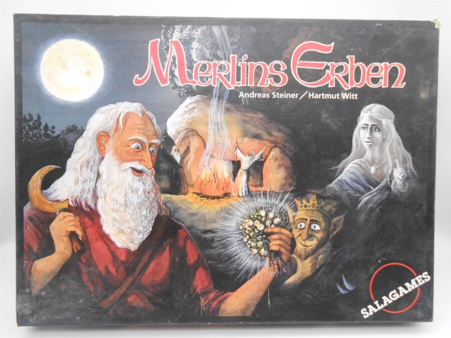 Merlins Erben Brettspiel Salagames top Zustand 2-4 Spieler
