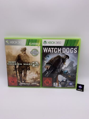 Microsoft Xbox 360 - Bundle: Call of Duty Modern Warfare 2 & Watchdogs