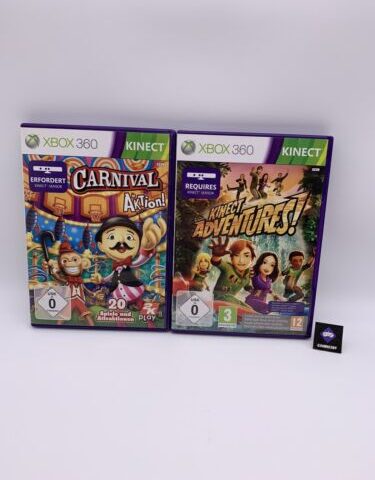Microsoft Xbox 360 - Bundle: Carnival in Aktion & Kinect Adventures