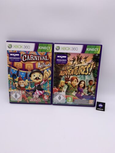 Microsoft Xbox 360 - Bundle: Carnival in Aktion & Kinect Adventures