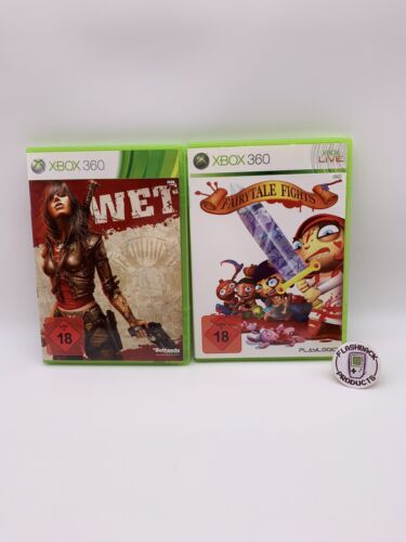 Microsoft Xbox 360 Bundle: WET & Fairytale Fights Zustand: Gut