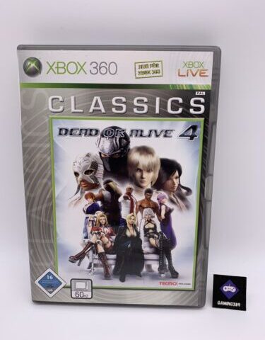 Microsoft Xbox 360 - Dead or Alive 4 Classic Zustand gut
