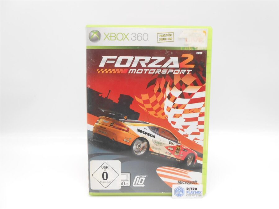 Microsoft Xbox 360 Spiel Forza 2 Motorsport Hülle beschädigt