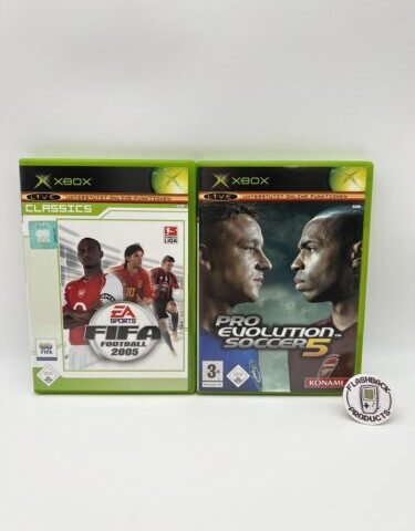 Microsoft Xbox Bundle: Fifa 2005 + Pro Evolution Soccer 5 Zustand: Gut