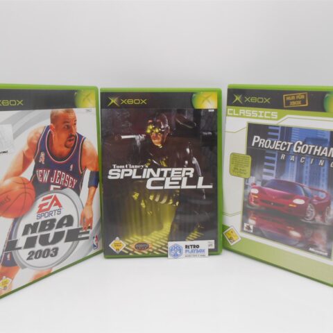 Microsoft Xbox Bundle: Project Gotham + NBA LIVE + Splinter Cell Z.: Gut
