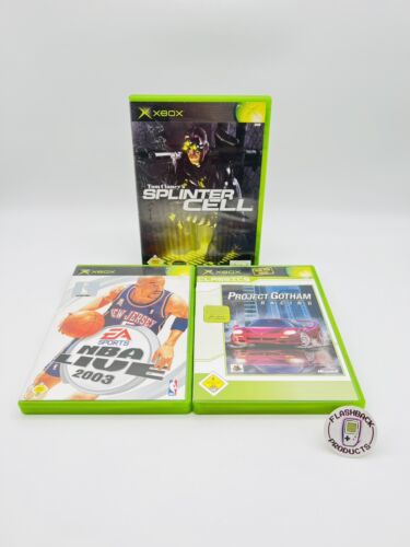 Microsoft Xbox Bundle: Project Gotham + NBA LIVE + Splinter Cell Z.: Gut