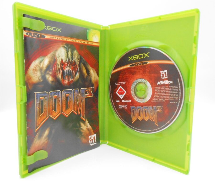 Microsoft Xbox Classic Spiel DOOM 3 Zustand Gut