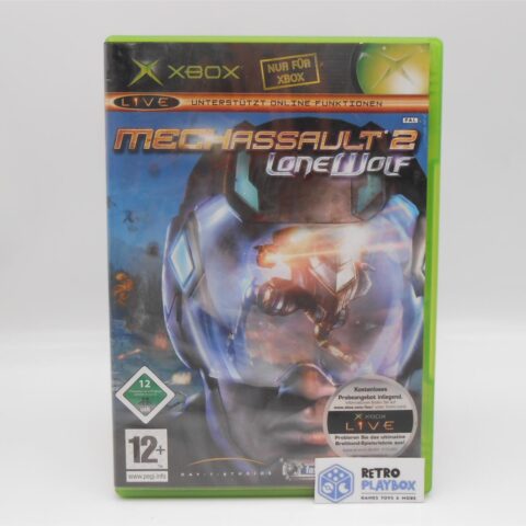 Microsoft Xbox Classic Spiel MECHASSAULT 2 LONE WOLF Zustand Gut