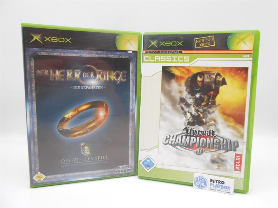 Microsoft Xbox - Der Herr Der Ringe Die Gefährten + Unreal Championship