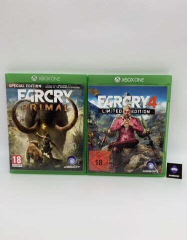 Microsoft Xbox One - Farcry 4 & Farcry Primal Zustand Gut