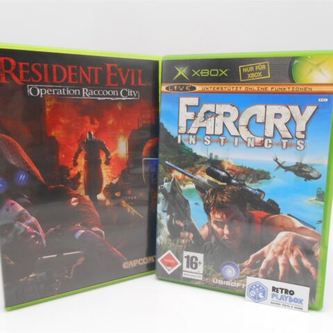 Microsoft Xbox - Resident Evil & Farcry Instincts Bundle Retro