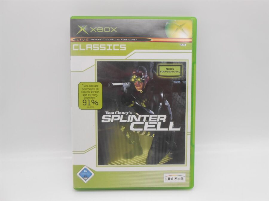 Microsoft Xbox Spiel Tom Clancy‘s Splinter Cell & Ghost Recon Retro