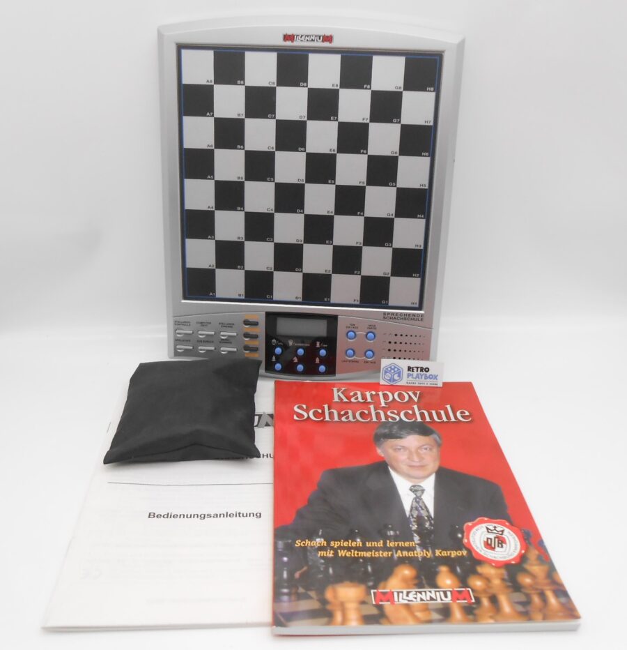 MILLENNIUM SCHACHCOMPUTER + BUCH SCHACHSCHULE