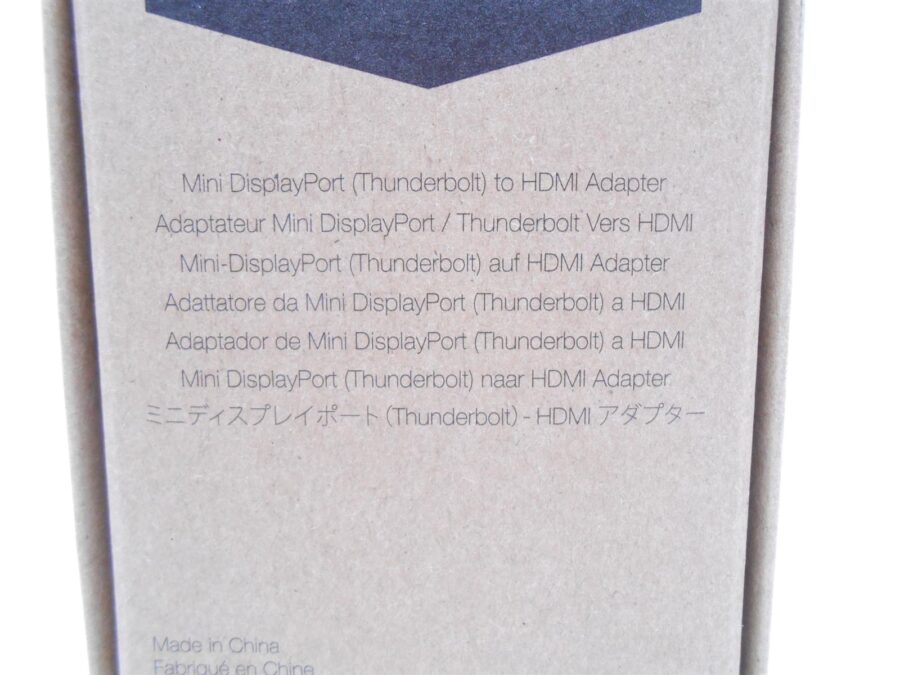 Mini Display Port zu HDMI Adapter Thunderbolt zu HDMI Konverter (WEISS)
