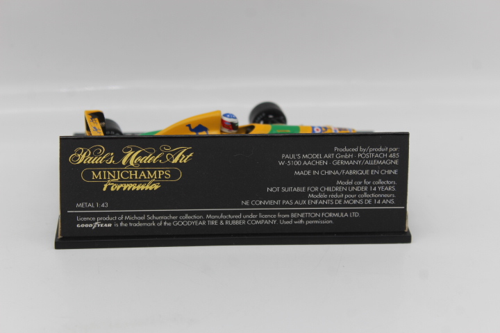 Minichamps Michael Schumacher Collection Benetton Ford + Mercedes-Benz