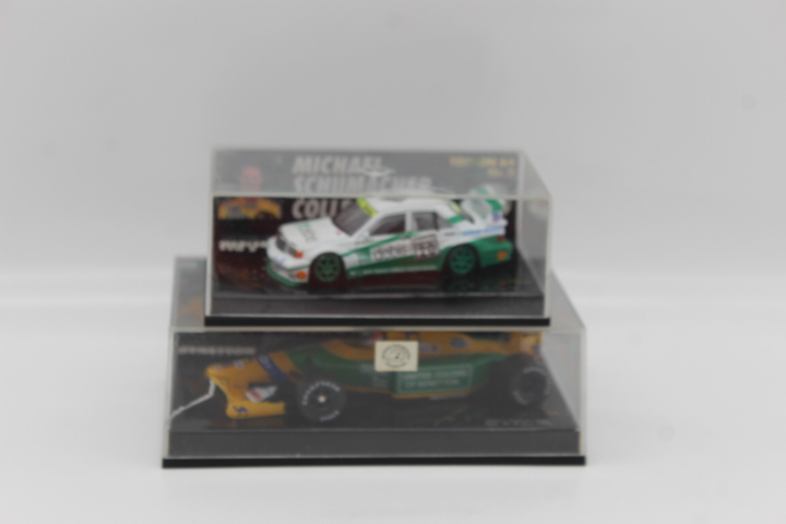 Minichamps Michael Schumacher Collection Benetton Ford + Mercedes-Benz