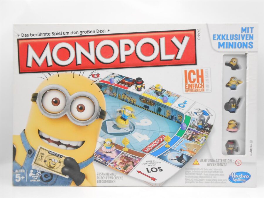 MINIONS Monopoly Exklusive Figuren vollständig ab 5 Jahren