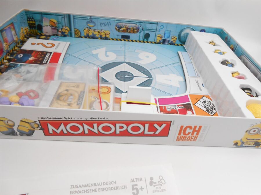 MINIONS Monopoly Exklusive Figuren vollständig ab 5 Jahren