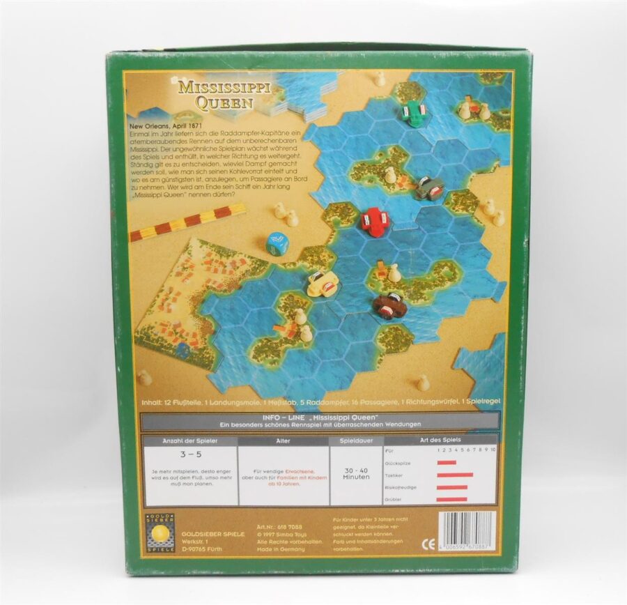 Mississippi Queen Spiel des Jahres 1997 ab 10 Jahre 3-5 Spieler