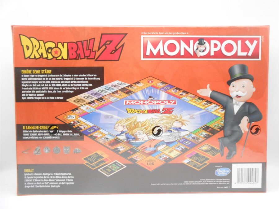 MONOPOLY DRAGONBALL Z Spiel Gesellschaftsspiel Neu Sealed