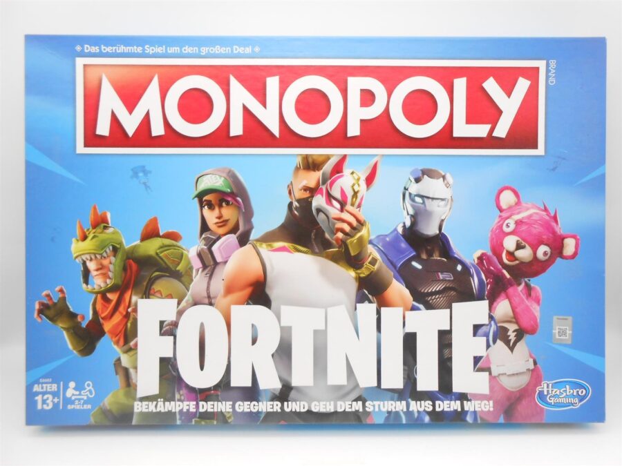 Monopoly Fortnite Edition Hasbro Gaming vollständig 2-7 Spieler ab 13 J.