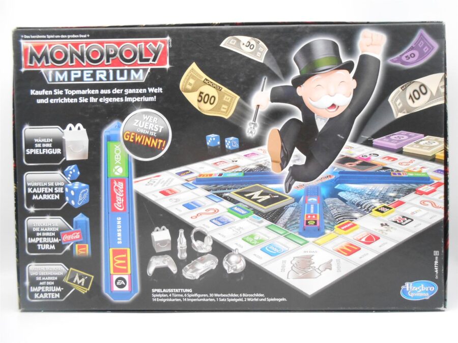 Monopoly IMPERIUM Sonderedition Hasbro vollständig 2-4 Spieler ab 8 J.