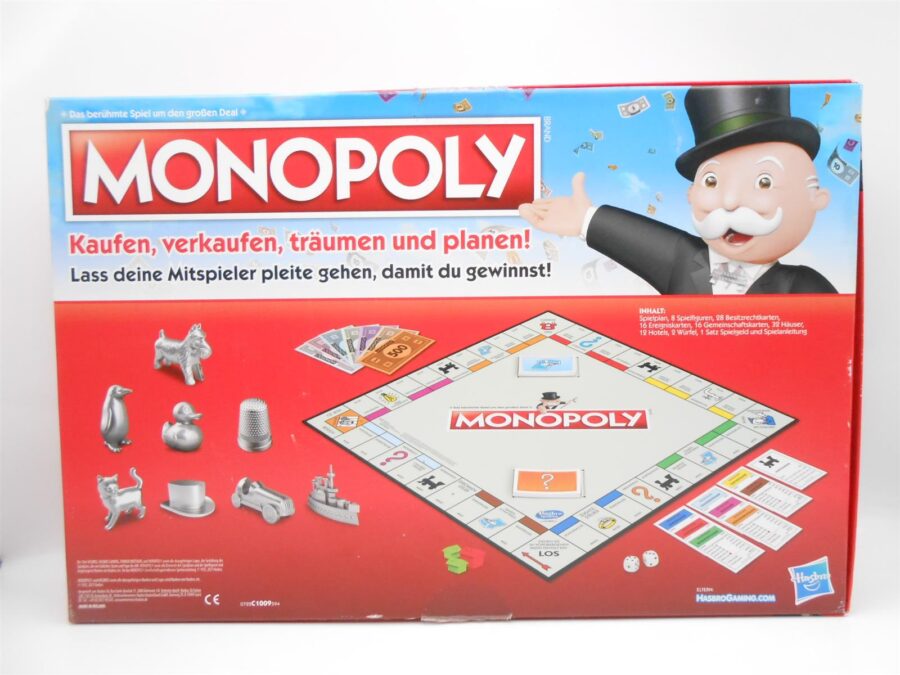 Monopoly Klassik von 2021 Brettspiel vollständig Hasbro Familienspiel