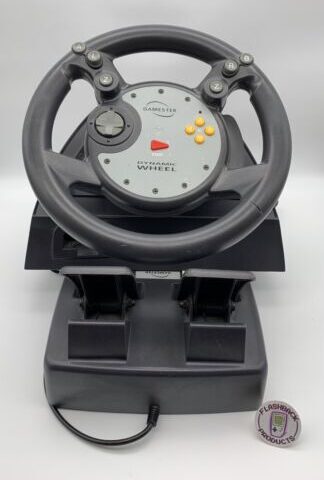 N64 - Lenkrad / Racing Wheel Dynamic + Pedale [Gamester] Zustand: Gut