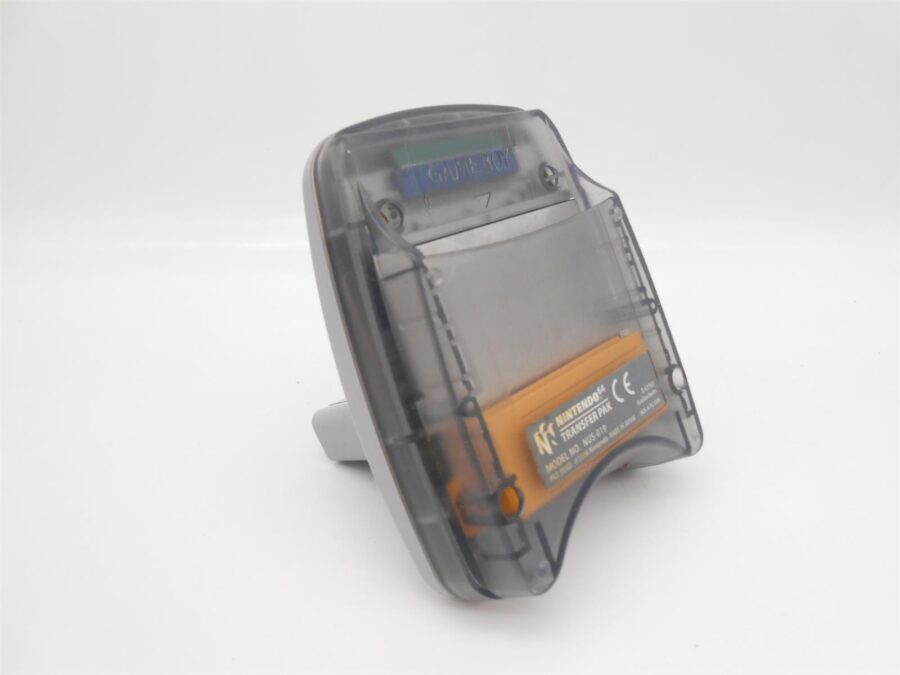 N64 - Original Nintendo 64 Transfer Pak Model NUS-019 Grau Transparent