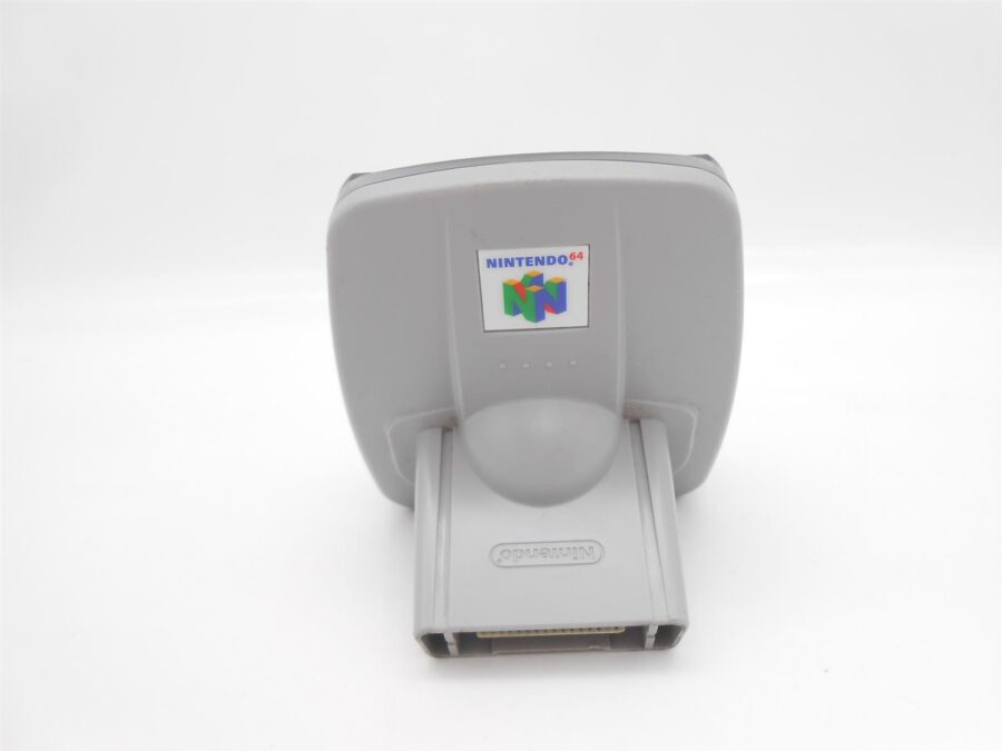 N64 - Original Nintendo 64 Transfer Pak Model NUS-019 Grau Transparent