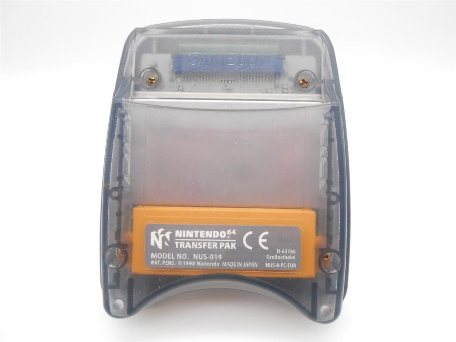 N64 - Original Nintendo 64 Transfer Pak Model NUS-019 Grau Transparent