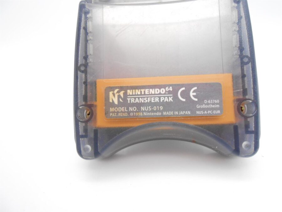 N64 - Original Nintendo 64 Transfer Pak Model NUS-019 Grau Transparent