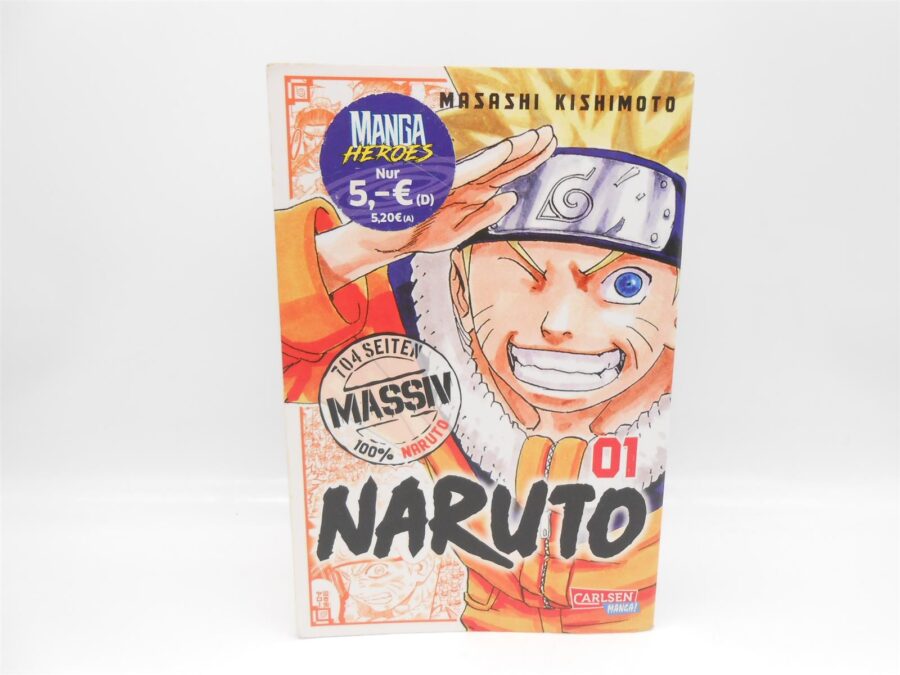NARUTO Manga MASSIV Band 1-4 Masashi Kishimoto Comic Carlsen