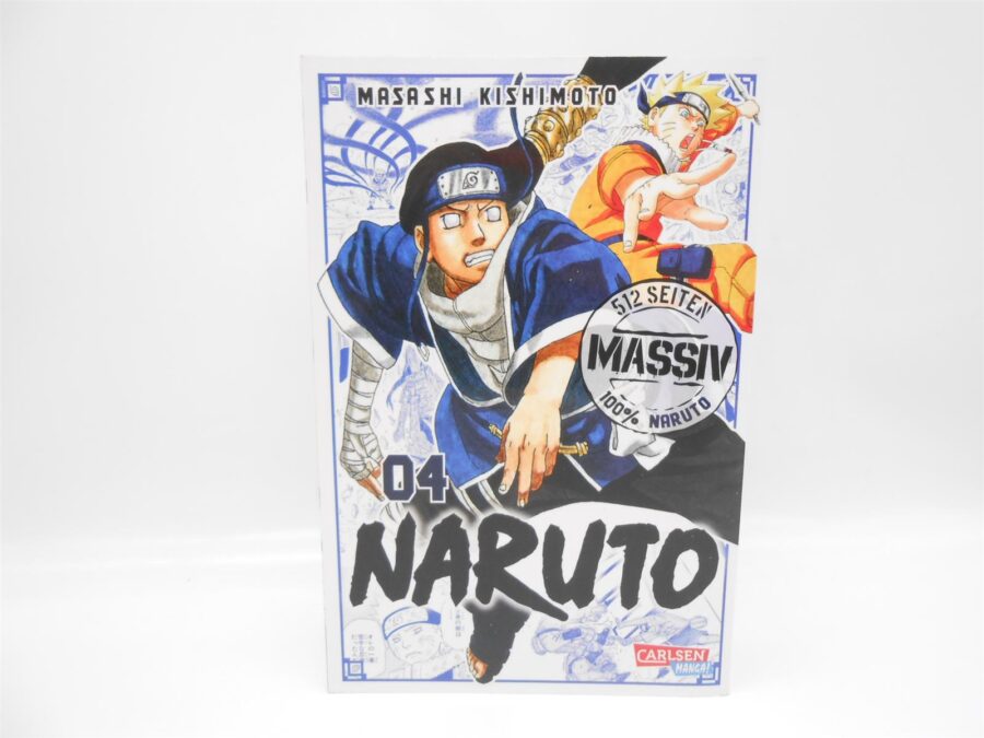 NARUTO Manga MASSIV Band 1-4 Masashi Kishimoto Comic Carlsen