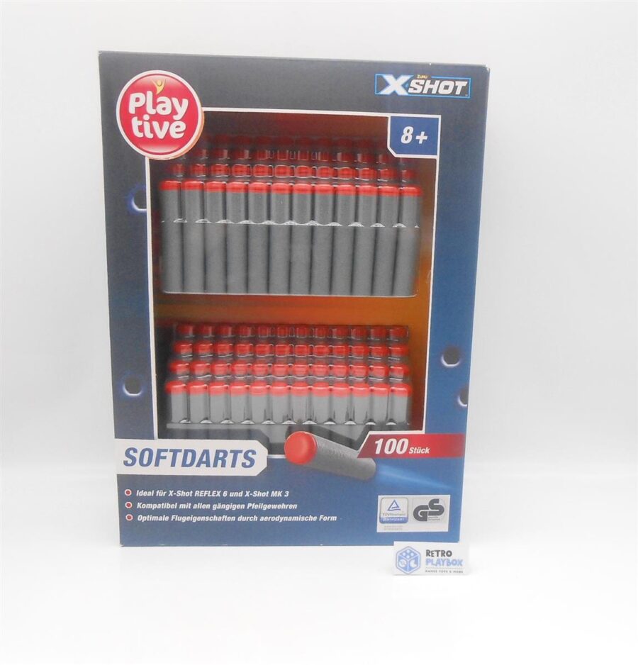 Nerf Gun Blaster SOFTDARTS X Shot 100 Stück Ersatz