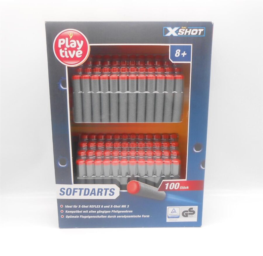Nerf Gun Blaster SOFTDARTS X Shot 100 Stück Ersatz
