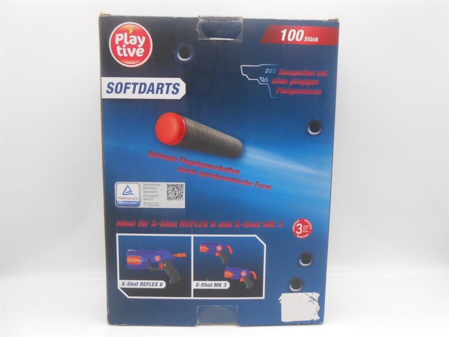 Nerf Gun Blaster SOFTDARTS X Shot 100 Stück Ersatz